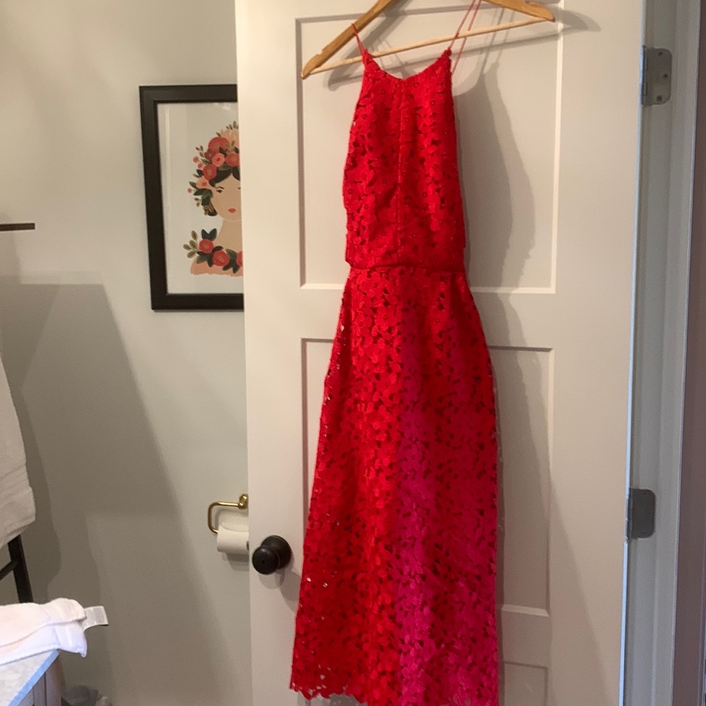 Cynthia Rowley midi halter dress